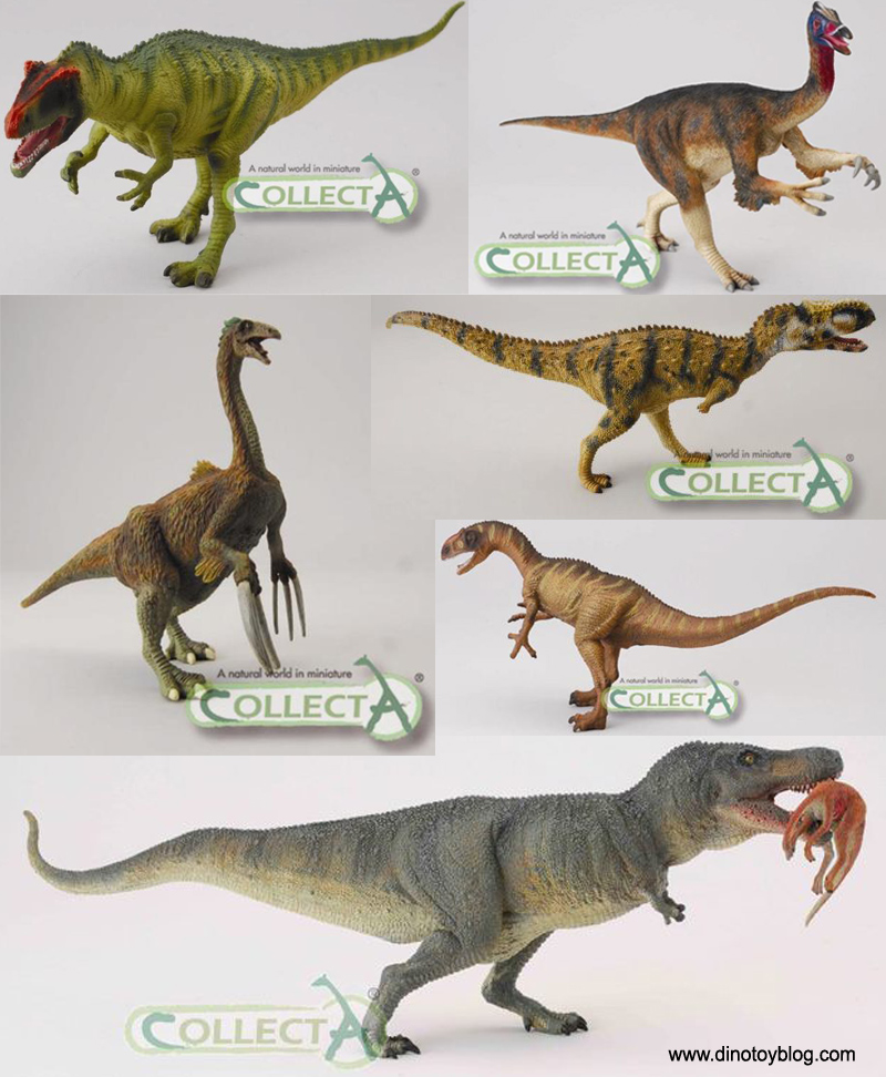 CollectA dinosaurs, new for 2012, theropods