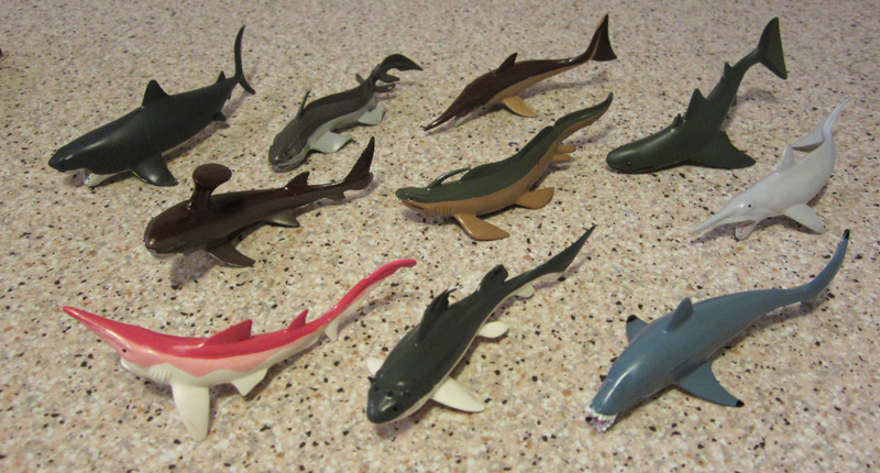 Prehistoric sharks toob by Safari Ltd