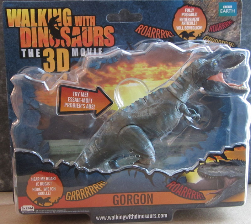 gorgon walking with dinosaurs 3d figure in box front