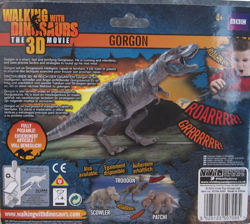 walking with dinosaurs ultimate gorgon toy